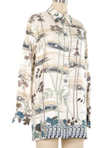 Hermes Les Bolides Silk Top