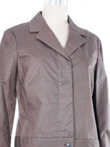 2005 Yeohlee Taupe Shirt Jacket Top arcadeshops.com
