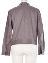 2005 Yeohlee Taupe Shirt Jacket Top arcadeshops.com
