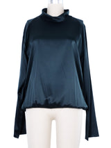 2000 Yeohlee Mock Neck Blouse Top arcadeshops.com