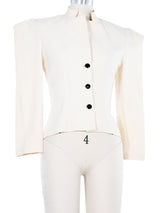 Yeohlee Ivory Felted Blouse Top arcadeshops.com