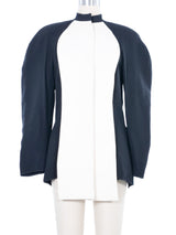 Yeohlee Silk Colorblocked Cropped Jacket Jacket arcadeshops.com