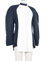 Yeohlee Silk Colorblocked Cropped Jacket Jacket arcadeshops.com