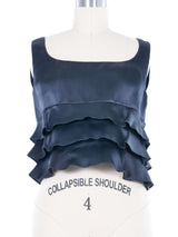 2003 Yeohlee Ruffle Organza Tank Top arcadeshops.com