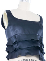 2003 Yeohlee Ruffle Organza Tank Top arcadeshops.com