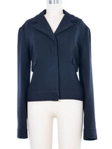 2002 Yeohlee Black Wool Utility Jacket Jacket arcadeshops.com