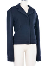 2002 Yeohlee Black Wool Utility Jacket Jacket arcadeshops.com