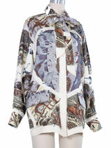 Hermes Tanzanie Silk Top Top arcadeshops.com