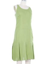 2002 Yeohlee Linen Tennis Dress
