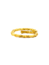Goldtone Bamboo Bangle Jewelry arcadeshops.com