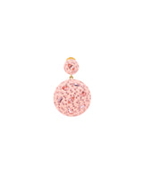 Oscar de la Renta Pink Crystal Earrings Jewelry arcadeshops.com