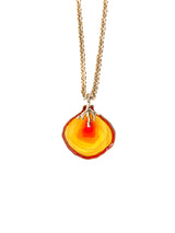 Oscar de la Renta Acrylic Agate Pendant Necklace Jewelry arcadeshops.com