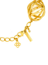 Oscar de la Renta Caged Orb Collar Necklace Jewelry arcadeshops.com