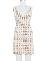 2002 Prada Metallic Brocade Dress Dress arcadeshops.com