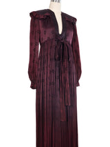 1960s Ossie Clark Plum Wrap Dress Dress arcadeshops.com