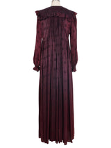 1960s Ossie Clark Plum Wrap Dress Dress arcadeshops.com