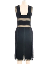2001 Prada Silk Chiffon Panelled Dress Dress arcadeshops.com