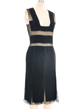 2001 Prada Silk Chiffon Panelled Dress Dress arcadeshops.com