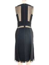 2001 Prada Silk Chiffon Panelled Dress Dress arcadeshops.com