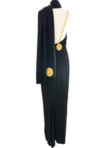 Pamela Dennis Roman Inspired Silk Evening Ensemble Dress arcadeshops.com
