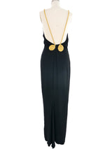 Pamela Dennis Roman Inspired Silk Evening Ensemble Dress arcadeshops.com