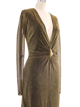 2013 Gucci Gold Lurex Dionysus Dress Dress arcadeshops.com