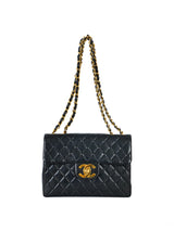 1990s Chanel Quilted Lambskin Jumbo Half Flap Accessory arcadeshops.com