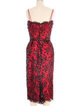 1950s Ceil Chapman Sequined Lace Dress Dress arcadeshops.com