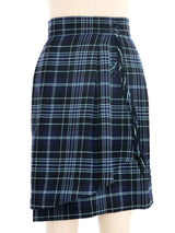 Thierry Mugler Wool Tartan Skirt Bottom arcadeshops.com