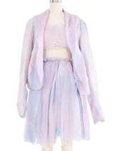Rodarte Hand Dyed Silk Three Piece Ensemble Suit arcadeshops.com