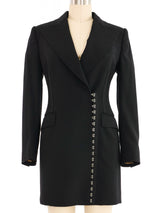 Dolce & Gabbana Hook and Eye Mini Coat Dress Dress arcadeshops.com