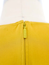 2003 Gucci Chartreuse Silk Dress Dress arcadeshops.com
