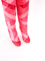 2017 Chanel Ribbon Wrapped Knee High Boots, 35.5 Accessory arcadeshops.com