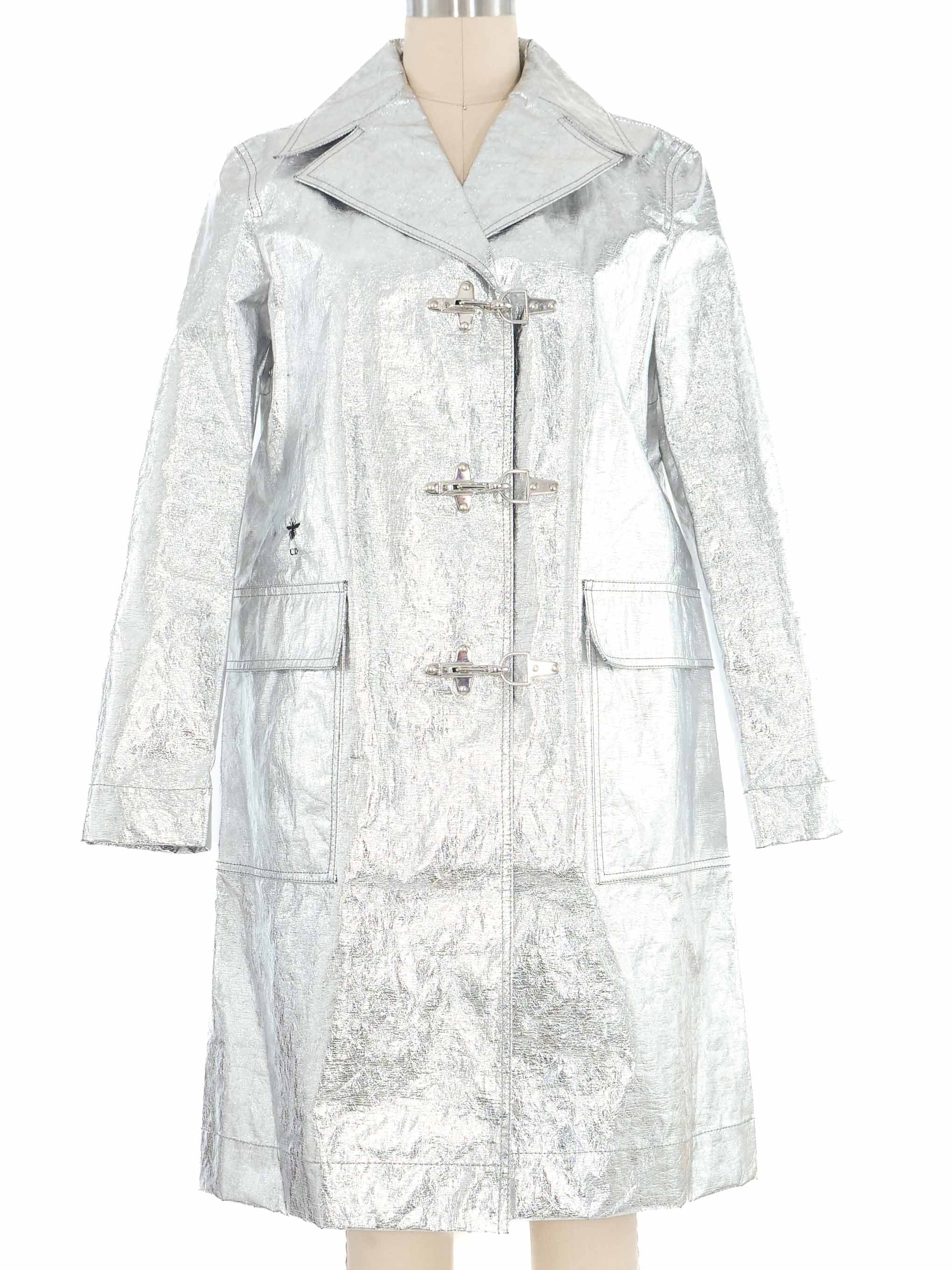 Christian Dior Silver Foil Fire Jacket