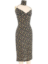 2001 Dolce & Gabbana Silk Floral Halter Dress Dress arcadeshops.com