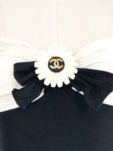1990 Chanel Camellia Swimsuit Suit arcadeshops.com
