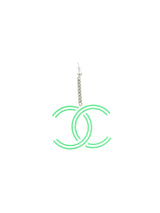Chanel Acrylic Logo Drop Earrings Jewelry arcadeshops.com