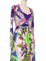 Jean Paul Gaultier Parrot Printed Mesh Dress and Jacket Dress arcadeshops.com