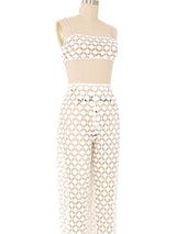 Galanos Three Piece Lace Bridal Ensemble Suit arcadeshops.com