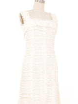 2005 Chanel Fringed Tweed Dress Dress arcadeshops.com