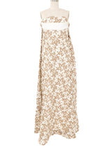 Travilla Lace Strapless Gown Dress arcadeshops.com