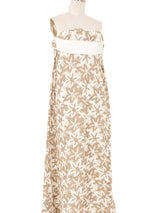 Travilla Lace Strapless Gown Dress arcadeshops.com