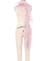 Pink Ostrich Feather Boa Accessory arcadeshops.com