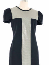 2012 Versace Chainmail Trimmed Dress Dress arcadeshops.com