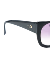 Christian Dior Black Open Frame Sunglasses
