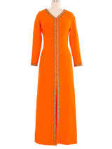 Neon Orange Hostess Dress Dress arcadeshops.com