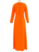 Neon Orange Hostess Dress Dress arcadeshops.com
