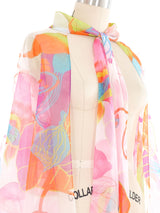 Floral Tie Collar Shawl Accessory arcadeshops.com