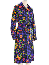 Lanvin Geometric Printed Shirt Dress Dress arcadeshops.com