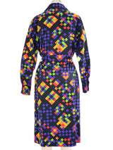 Lanvin Geometric Printed Shirt Dress Dress arcadeshops.com